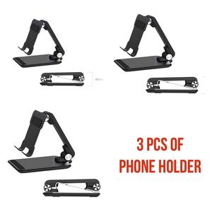 3 PACKS - CELL PHONE HOLDER, IPad HOLDER, UNIVERSAL DESKTOP HOLDER